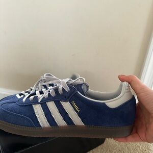 Adidas Samba ADV- Blue and White Men's Shoes
